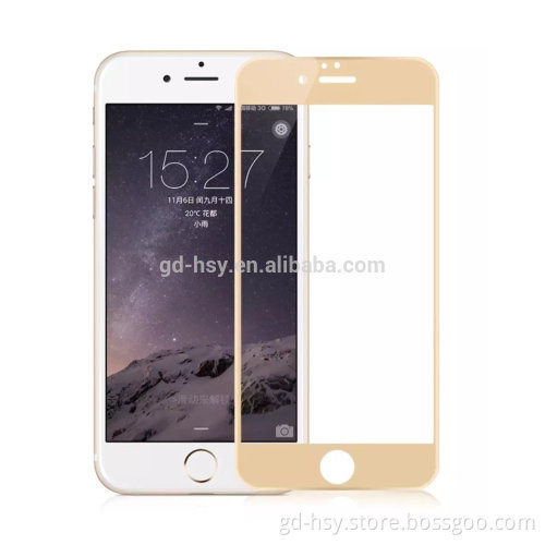 2016 new arrivals 3D full cover tempered glass screen for Apple iphone 6, 6 plus 0.33mm anti-broken protector